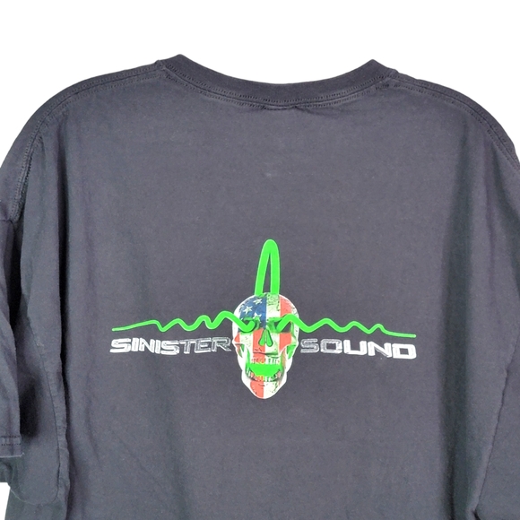 Sinister Sound Skull Logo Harley-Davidson Custom Sound Solutions Tee 2XL - Picture 2 of 13